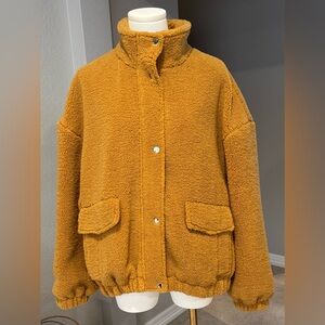 Spiritual Gangster Mustard Teddy Jacket